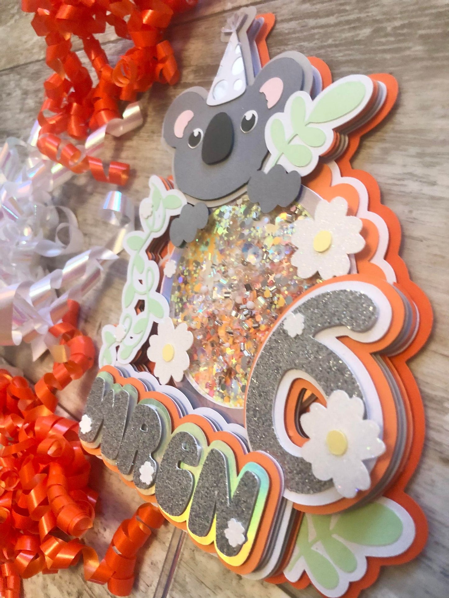 Koala Theme Birthday Banner