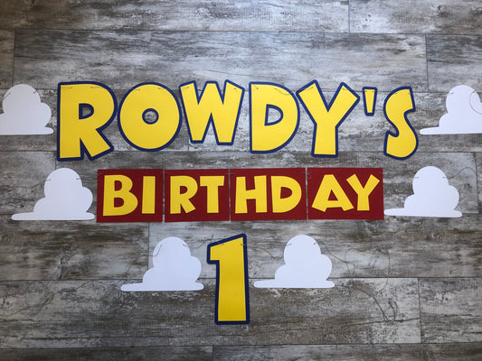 Toy Story Backdrop Banner