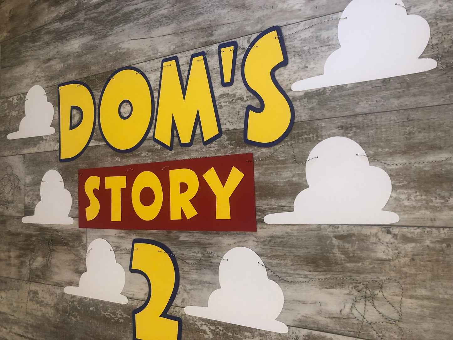 Toy Story Backdrop Banner