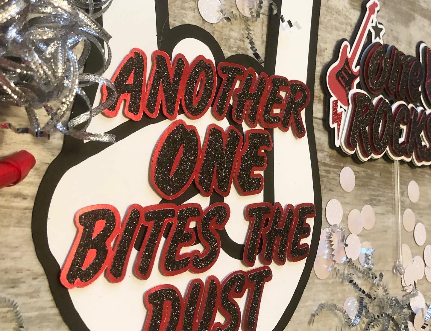 Rock N Roll One Rocks First Birthday Package Party Decorations ...