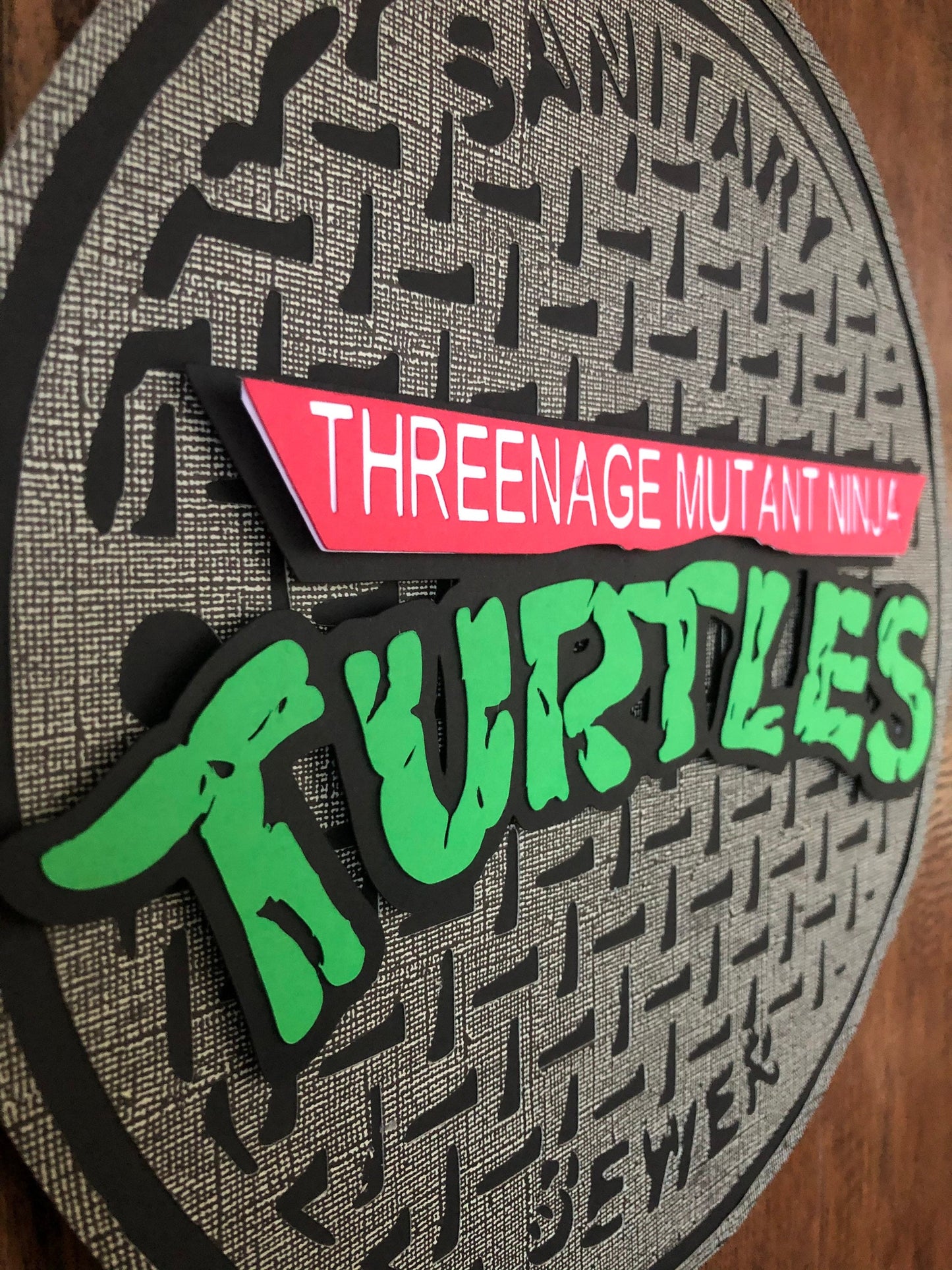 Karate Sewer Turtle Pizza Dude Birthday Banner