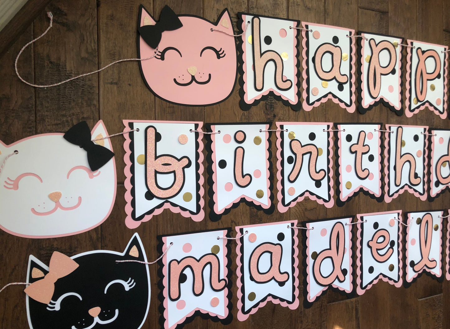 Kitty Meow Kitten Cat Kitties Theme Birthday Banner Decorations