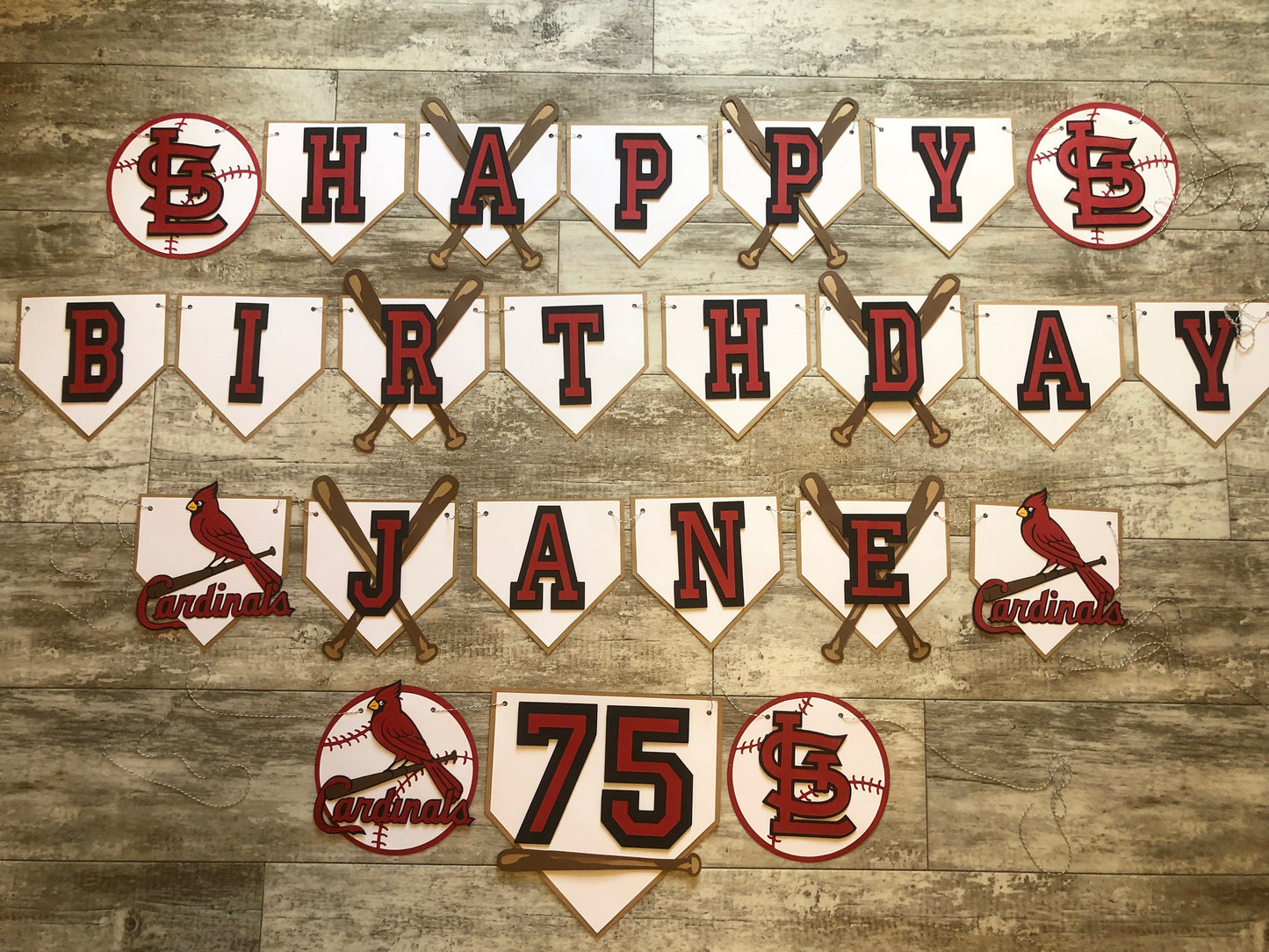 Pick Your Team and Colors Baseball Birthday Decor First Birthday Banner